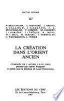 La Création dans l'Orient ancien
