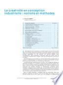 La Creativite En Conception Industrielle Notions Et Methodes