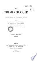 La criminologie