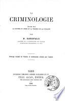 La criminologie