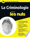 La Criminologie pour les Nuls