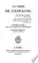 La Crise de l'Espagne