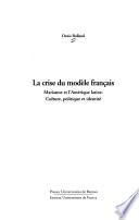 La crise du modèle français
