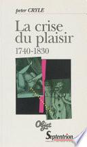 La crise du plaisir