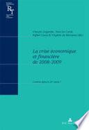 La crise économique et financière de 2008-2009