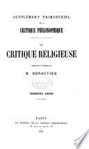 La Critique religieuse