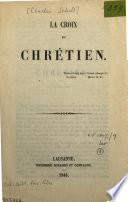 La croix du chrétien