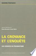 La croyance et l’enquête