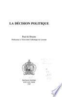 La décision politique