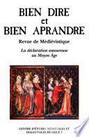La déclaration amoureuse au Moyen Age