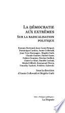 La démocratie aux extrêmes