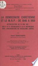 La Démocratie chrétienne et le M.R.P. de 1946 à 1959