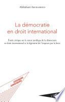 La démocratie en droit international
