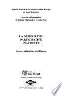 La démocratie participative inachevée