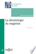 La déontologie du magistrat