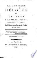 La dernière Héloïse ou lettres de Junie Salisbury
