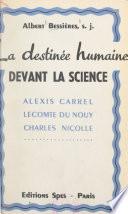 La destinée humaine devant la science