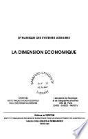 La dimension économique