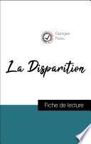 La Disparition de Georges Perec (fiche de lecture de référence)