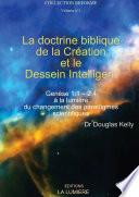 La doctrine biblique de la création