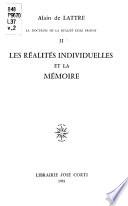 La doctrine de la réalité chez Proust