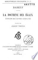 La doctrine des égaux