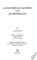 La doctrine du sacrifice dans les Brāhmaṇas