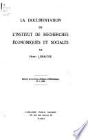 La documentation de l'Institut de recherches économiques et sociales