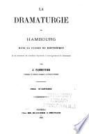 La dramaturgie de Hambourg