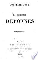 La duchesse d'Éponnes