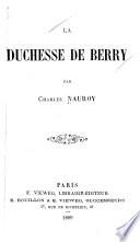 La duchesse de Berry