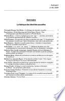La fabrique des identités sexuelles