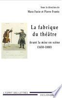 La Fabrique du théâtre