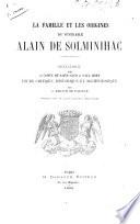 La famille et les origines du vénérable Alain de Solminihac