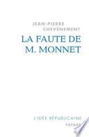 La Faute de M. Monnet