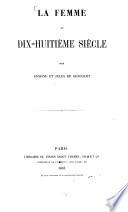 La femme au dix-huitième siècle