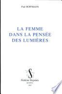 La Femme dans la pensée des lumières