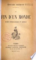 La fin d'un monde