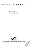 La fin de la vie