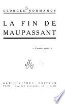 La fin de Maupassant