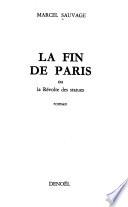 La fin de Paris ou la révolte des statues