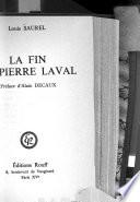 La fin de Pierre Laval