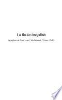 La fin des inégalités