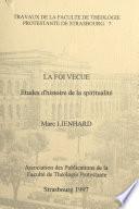 La foi vécue