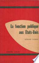 La fonction publique aux Etats-Unis