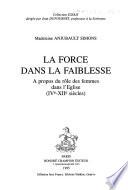 La Force dans la faiblesse