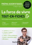 La force de vivre - Prépas scientifiques Programme 2020-2021