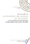 La formation des artistes et ses enjeux