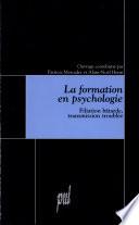 La formation en psychologie