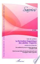 La formation linguistique des adultes migrants